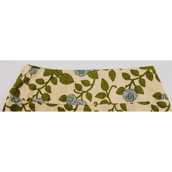 NINE & CO WEEKEND Women's Beige Rose Floral Print Mini Skirt Size 10 - Picture 5 of 6